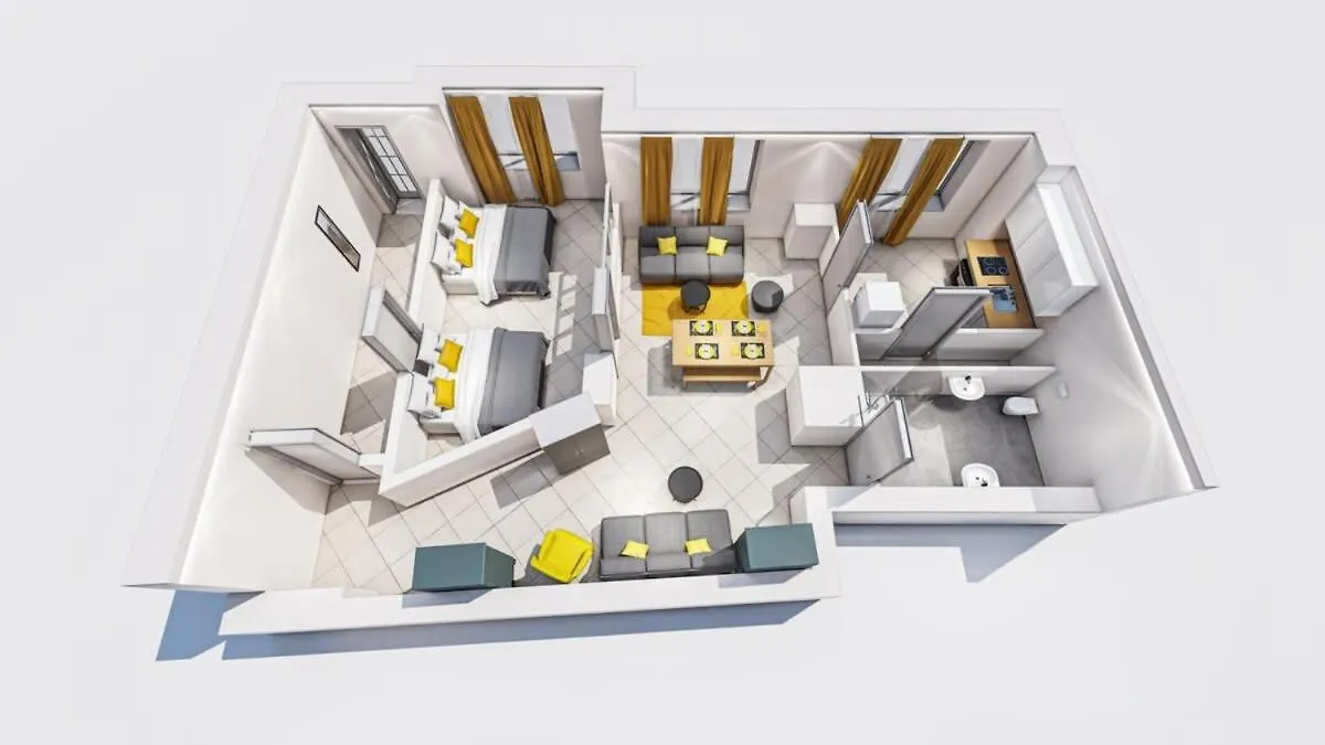 Cosy 2 Room Apartment In Hamburg Hammerbrook 0*,